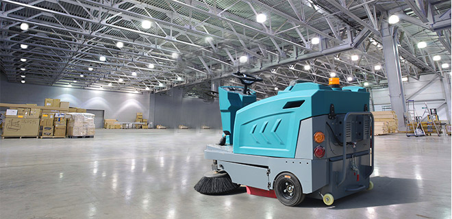 驾驶式工业扫地机 商业解决方案