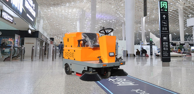 驾驶式工业扫地车 商用解决方案